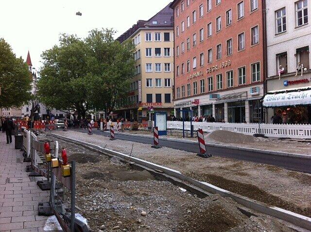 Noch bis Dezember ist in der Innenstadt Baustelle.