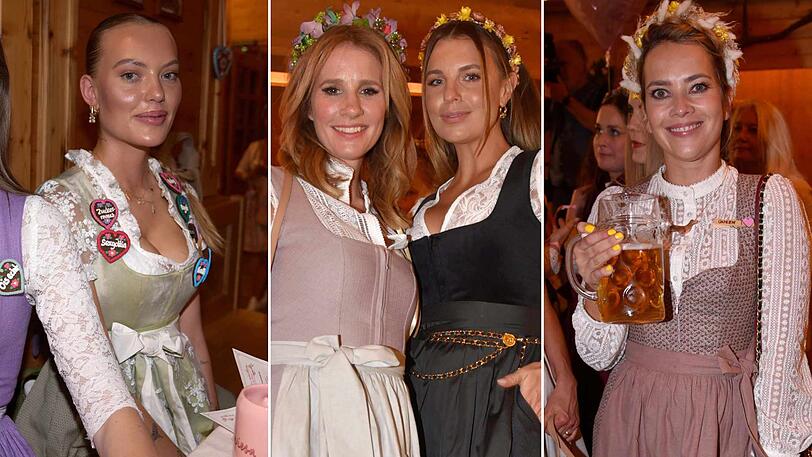 Auf der Madl-Wiesn im Schützenfestzelt feiern die Promi-Damen ohne Männer ein ausgelassenes Oktoberfest...