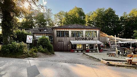 Die Schwaiblbar am Starnberger See.