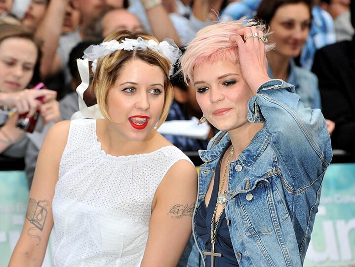 Peaches Geldof mit ihrer Schwester Pixie