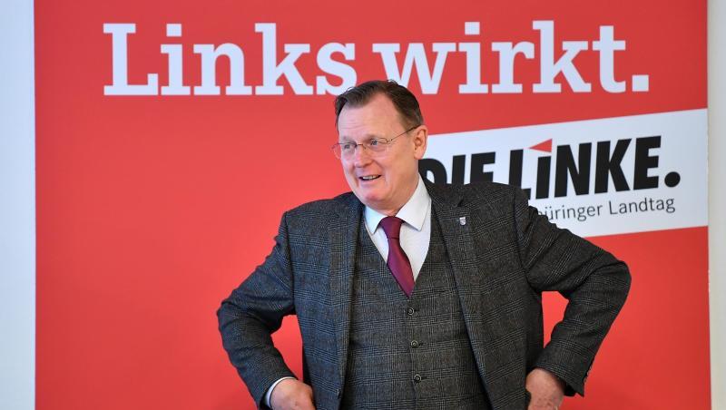 Bodo Ramelow im Landtag von Erfurt. Am 4. März soll in Thüringen ein neuer Ministerpräsident gewählt werden. Bodo Ramelow im Landtag von Erfurt. Am 4. März soll in Thüringen ein neuer Ministerpräsident gewählt werden.