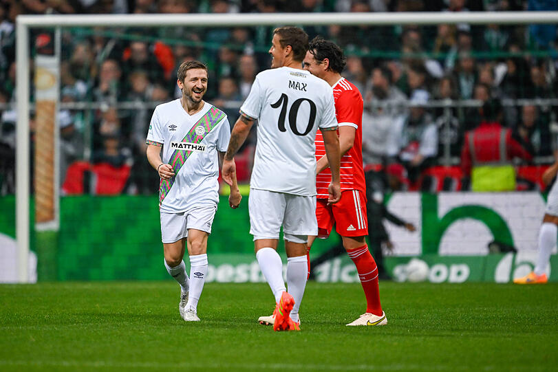 Marko Marin (l.) und Max Kruse hatten sichtlich Spaß.