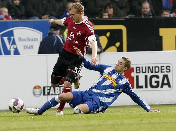 Am Sieg vorbei: Nürnberg spielt Unentschieden in Bochum.