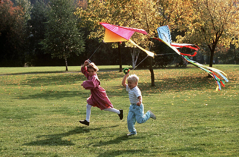 Der Herbst &ndash; eine fröhliche Zeit für Kinder.