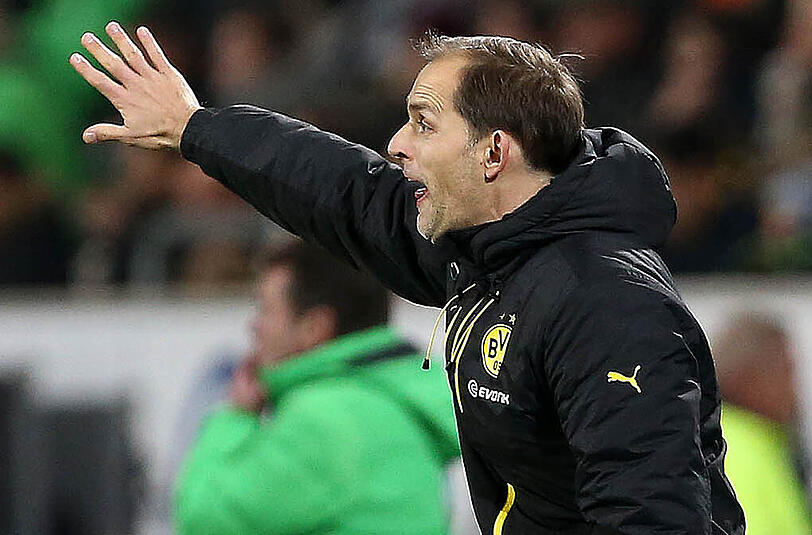 Emotional und voll dabei: Dortmunds Coach Thomas Tuchel.
