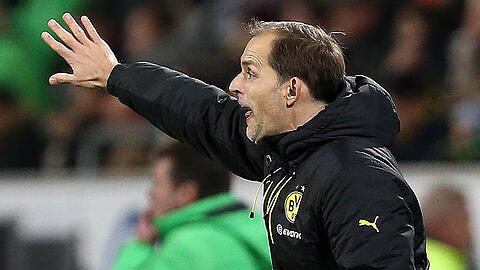 Emotional und voll dabei: Dortmunds Coach Thomas Tuchel.