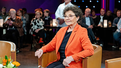 Schauspielerin Monika Baumgartner war am Freitag in der MDR-Talkshow "Riverboat" zu Gast.