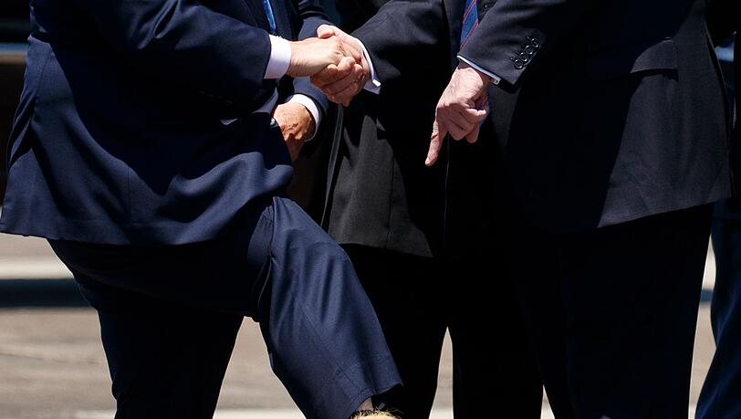 Russische Abgeordnete haben bei ihrem ersten US-Besuch seit mehr als zehn Jahren als Geschenk Socken mit dem Bildnis von Pr&auml;sident Donald Trump geschenkt bekommen. (Symbolbild)