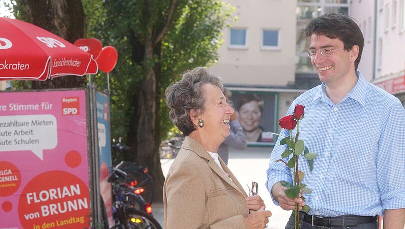 Der Landtagskandidat Florian von Brunn (SPD) Der Landtagskandidat Florian von Brunn (SPD)