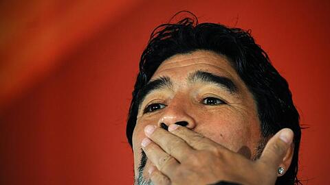 Diego Maradona: Der ehemalige Fußball-Star freut sich, dass ein Landsmann Papst ist.