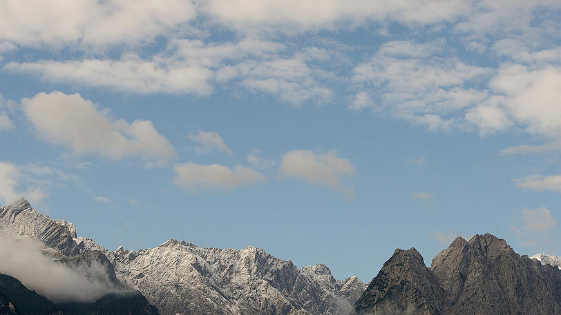Das Wettersteingebirge in Garmisch-Partenkirchen: Hier ereignete sich der Unfall. (Archivbild)