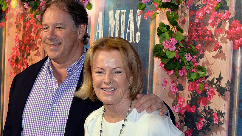 Anni-Frid Lyngstad und Lebensgefährte Henry Smith. Anni-Frid Lyngstad und Lebensgefährte Henry Smith.