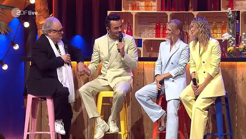 Bei einem bekannten Songtitel kam Giovanni Zarrella während seiner Live-Show ins Straucheln. Und das vor dem berühmten Interpreten.