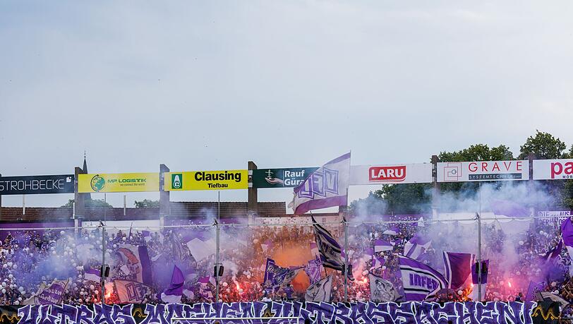 Die Fans des VfL Osnabrück sind heiß auf den Pokal-Kracher gegen Bayern München. (Archivbild) Die Fans des VfL Osnabrück sind heiß auf den Pokal-Kracher gegen Bayern München. (Archivbild)