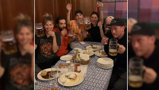 Heidi Klum (li.), Tom Kaulitz und Zwillingsbruder Bill besuchten das Hofbräuhaus. Heidi Klum (li.), Tom Kaulitz und Zwillingsbruder Bill besuchten das Hofbräuhaus.