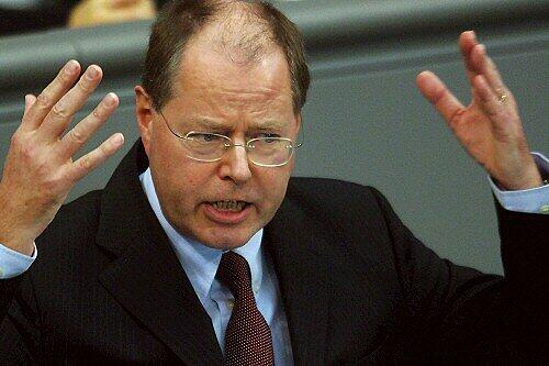 Nochmal für alle: Finanzminister Steinbrück ist in der...