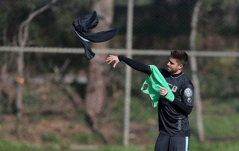 Die Bilder von der Vormittagseinheit am zweiten Tag des Trainingslagers.