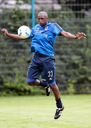 Das Löwen-Training mit den Neuzugängen. Die Bilder von der Grünwalder