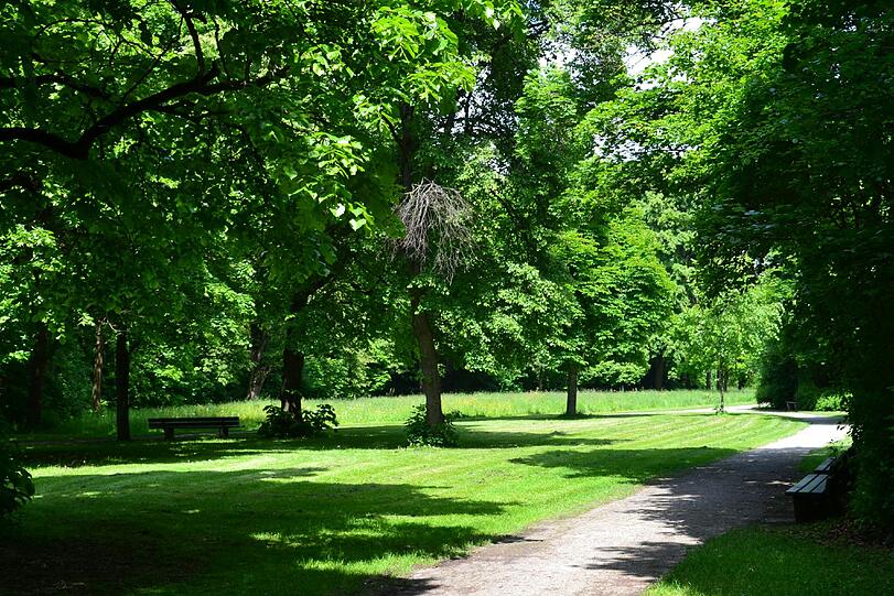 Die Park-Idylle in Fürstenried-Ost.