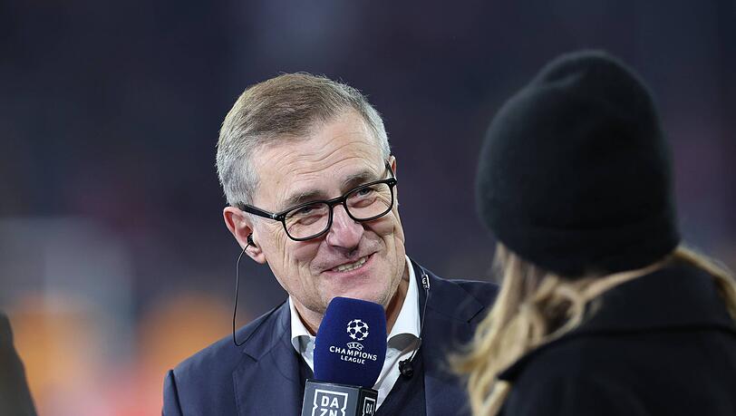 Bayerns Vorstandsboss Jan-Christian Dreesen vor dem Galatasaray-Spiel bei DAZN. Bayerns Vorstandsboss Jan-Christian Dreesen vor dem Galatasaray-Spiel bei DAZN.