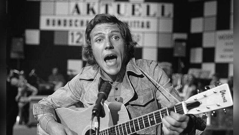 Michael Thilo bei einem Fernsehauftritt im Jahr 1975.