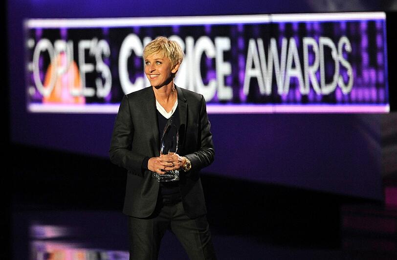 Beliebteste TV-Moderatorin: Ellen Degeneres.