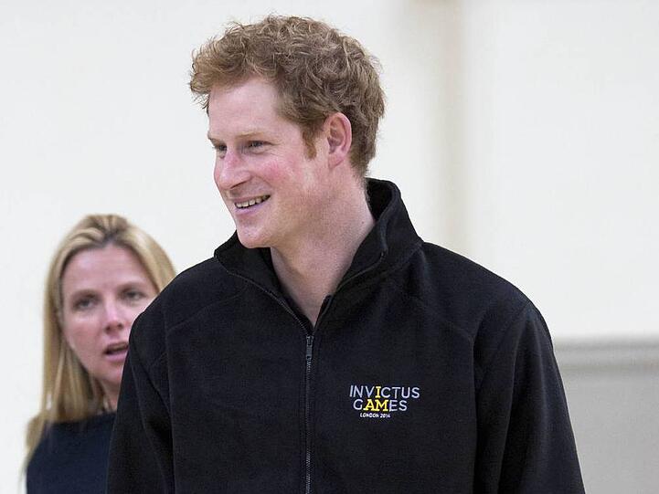 Prinz Harry besucht ein Training für die "Invictus Games"