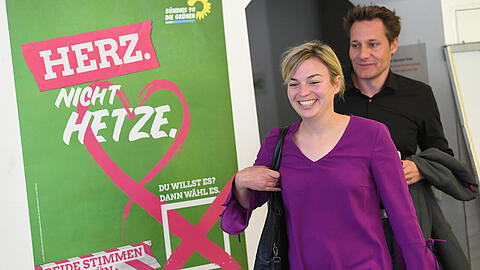 Das grüne Spitzenduo Katharina Schulze und Ludwig Hartmann.