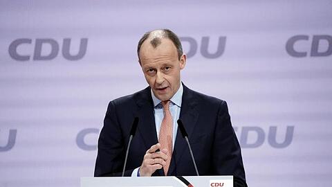 Hat trotz seiner Niederlage gegen Armin Laschet weiter höchste Ambitionen: CDU-Politiker Friedrich Merz.