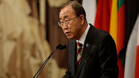 UN-Generalsekretär Ban Ki Moon verurteilte den Raketenanschlag scharf.