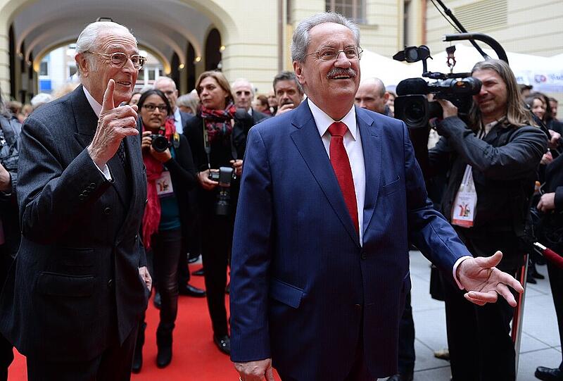 Ein Roter und ein Blaublüter: Christian Ude mit Herzog Franz von Bayern.