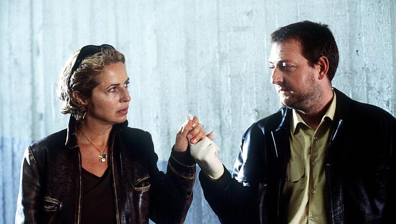 Maximilian Krückl mit Michaela May in einer Folge von "Polizeiruf 110".