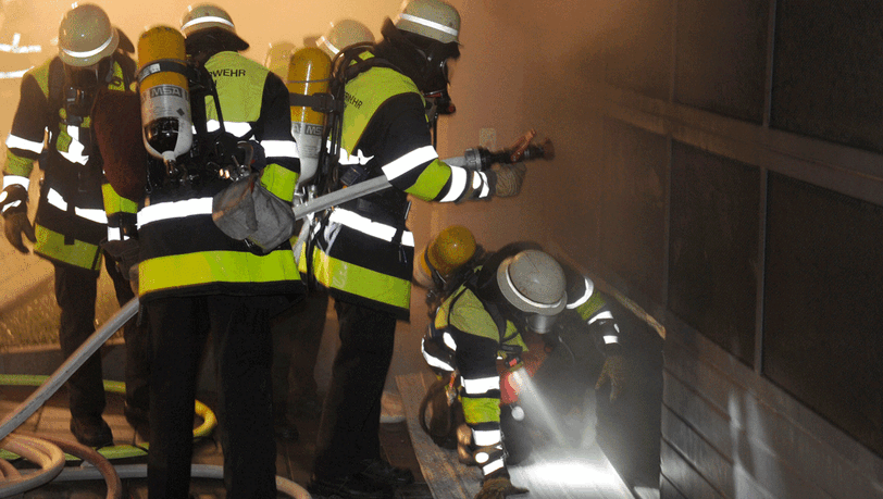 Feuerwehreinsatz am Heiligen Abend am Eisnergutbogen. Feuerwehreinsatz am Heiligen Abend am Eisnergutbogen.