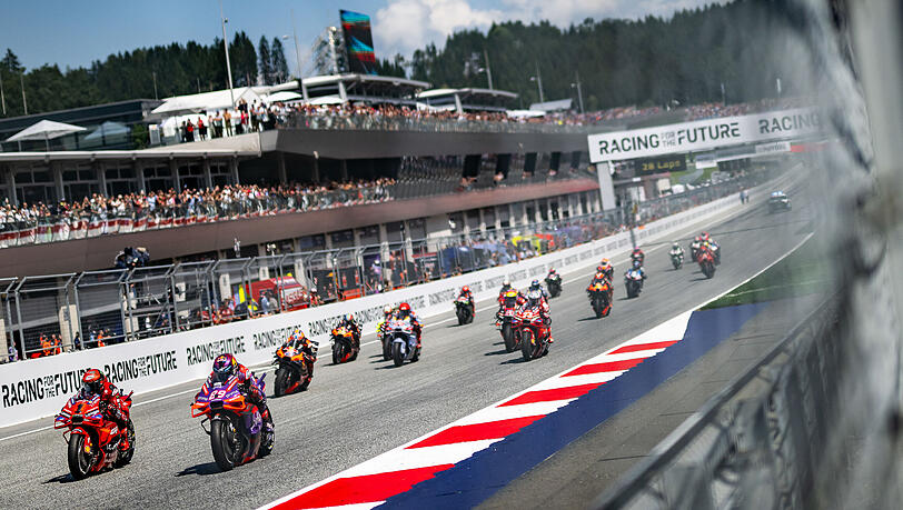 Eindruck vom MotoGP World Championship am Red Bull Ring in Spielberg vom vergangenen Jahr. Eindruck vom MotoGP World Championship am Red Bull Ring in Spielberg vom vergangenen Jahr.