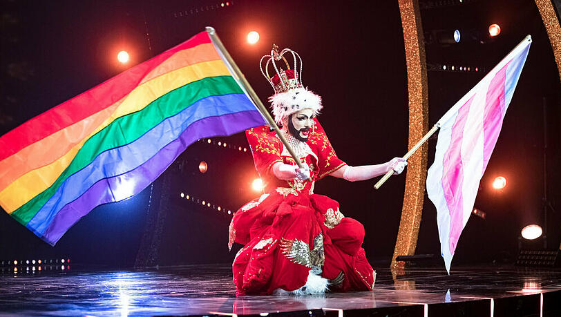 Die TV-Show "Queen of Drags" macht einen Ausflug auf die Theater-Bühne Die TV-Show "Queen of Drags" macht einen Ausflug auf die Theater-Bühne