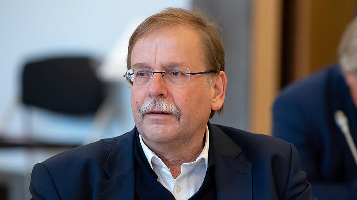 DFB-Vizepräsident Rainer Koch bei der Verhandlung am Landgericht.