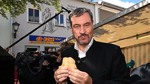 Das Essen schmeckt.