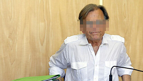Dieter K. während eines Prozesses im Jahr 2007 Dieter K. während eines Prozesses im Jahr 2007