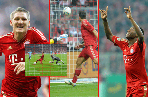 33:0 Tore: die unglaubliche Torbilanz des FC Bayern in der Allianz Arena. Sehen Sie hier die Bilder aller Heimspieltore der Saison.