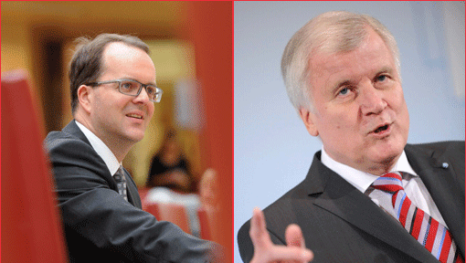 Der SPD-Landtagsfraktionsvorsitzende Markus Rinderspacher (links) macht CSU-Chef Horst Seehofer Vorwürfe. (Archivbilder) Der SPD-Landtagsfraktionsvorsitzende Markus Rinderspacher (links) macht CSU-Chef Horst Seehofer Vorwürfe. (Archivbilder)