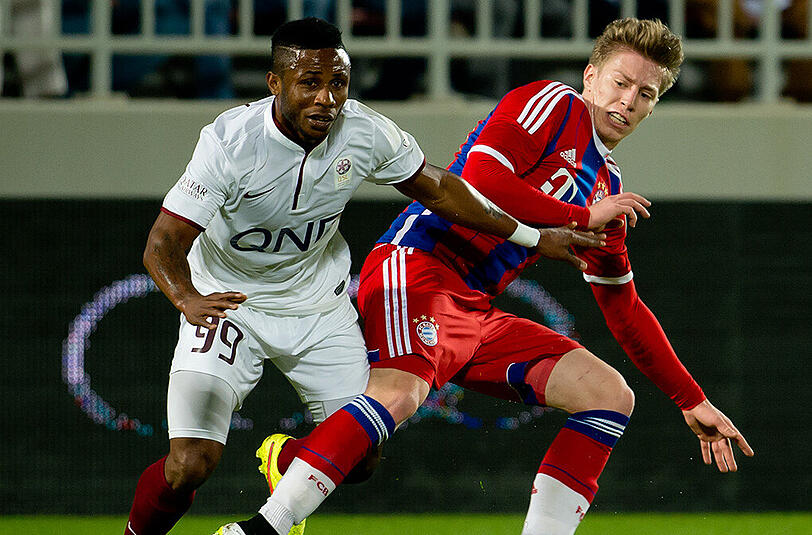 Mitchell Weiser zeigte im Spiel gegen die Katar-Auswahl eine gute Leistung und traf doppelt.