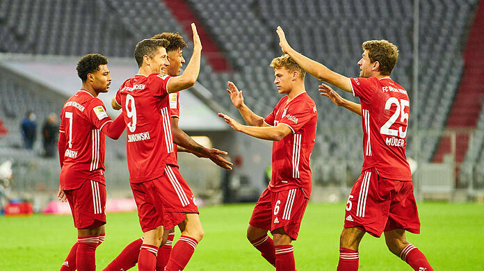 Der FC Bayern gewinnt gegen Hertha BSC mit 4:3.