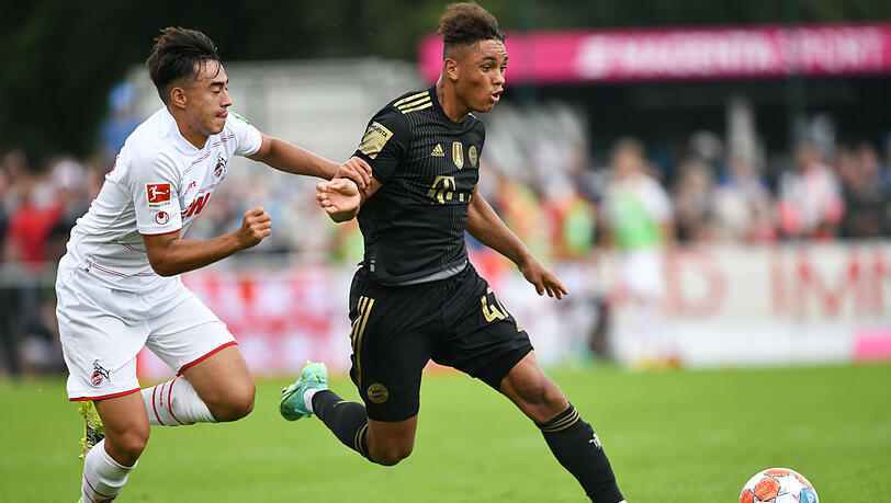 Nicht nur wegen seines Tores zur 1:0-Bayern-Führung ein Lichtblick: Offensivtalent Armindo Sieb (r.).