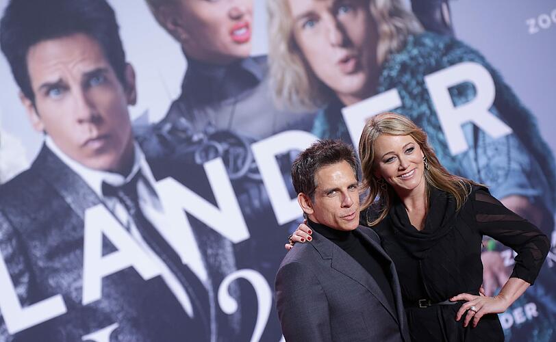 Ben Stiller und Ehefrau Christine Taylor.