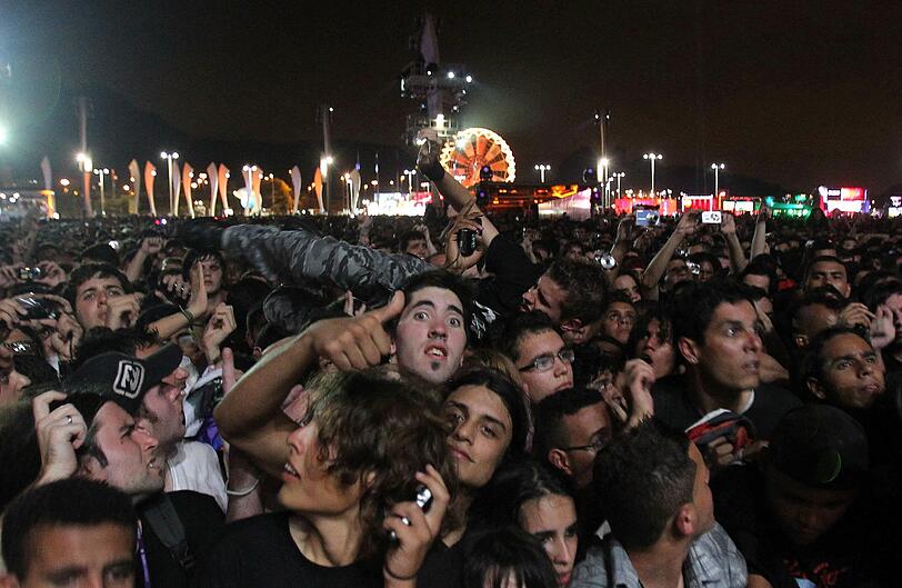 Heiße Bilder aus Brasilien: Bei Rock in Rio haben es Hunderttausende in der Stadt am Zuckerhut krachen lassen. Die Bilder.