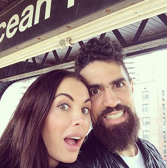 Bushido mit seiner Frau Anna-Maria in New York