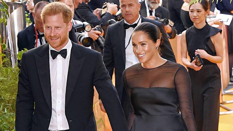 Harry und Meghan bei der Premiere von "Der König der Löwen" in London Harry und Meghan bei der Premiere von "Der König der Löwen" in London