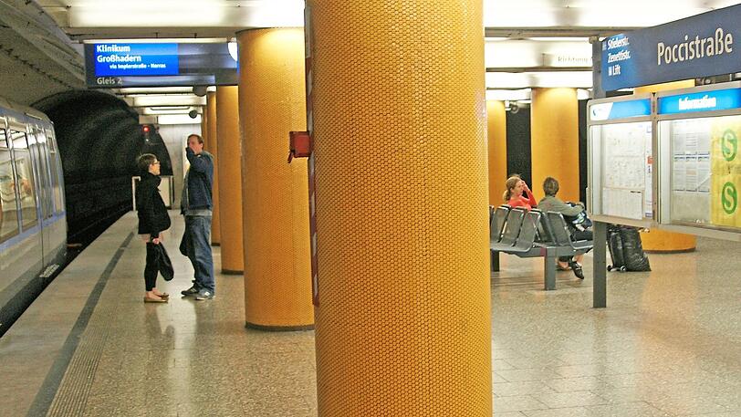 So sieht sie aktuell aus: U-Bahnstation Poccistraße.