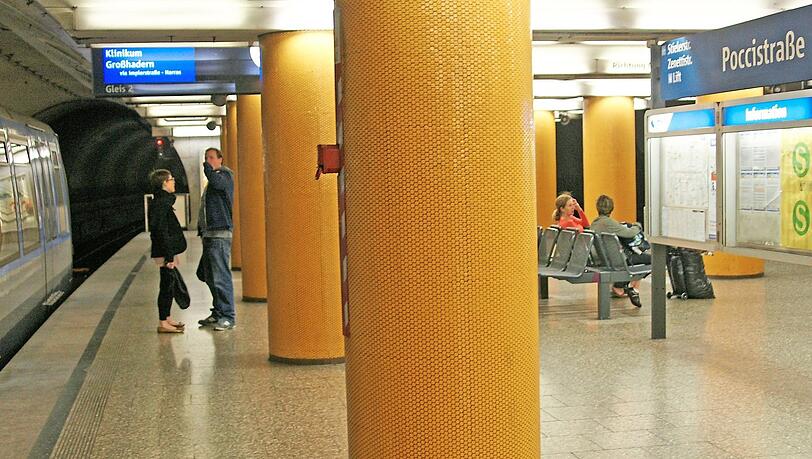 So sieht sie aktuell aus: U-Bahnstation Poccistraße. So sieht sie aktuell aus: U-Bahnstation Poccistraße.