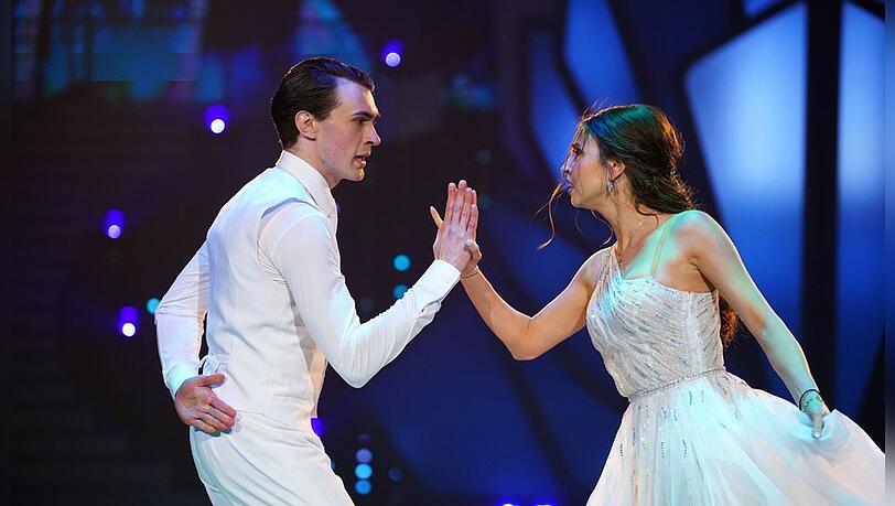 Timon Krause und Ekaterina Leonova während ihres Wiener Walzers bei "Let's Dance".
